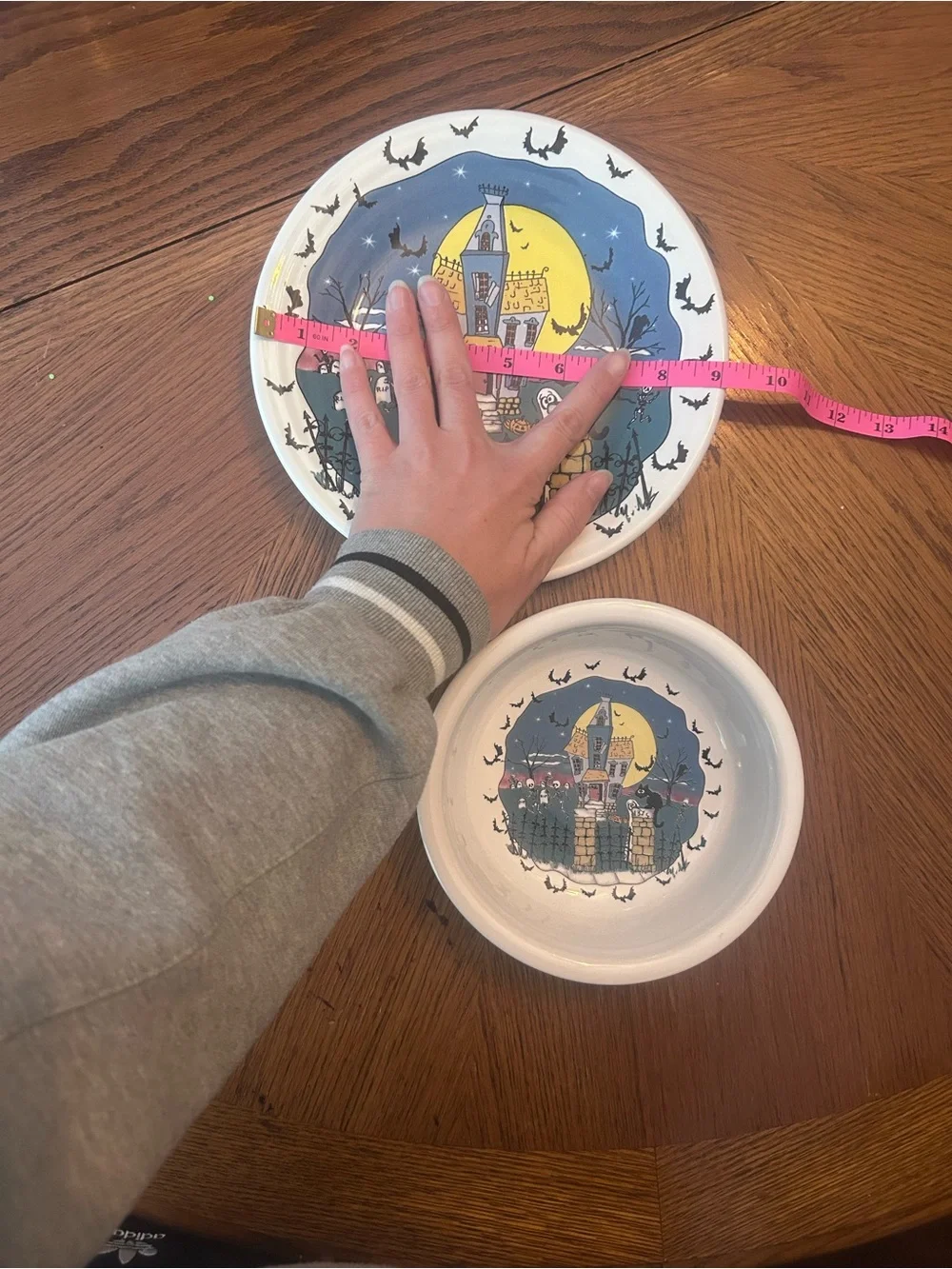 Fiestaware Halloween Nights (2004) plate and bowl - Picture 2 of 3